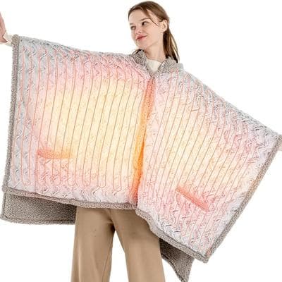 Bearhug Electric Wearable Heated Blanket 50 × 1