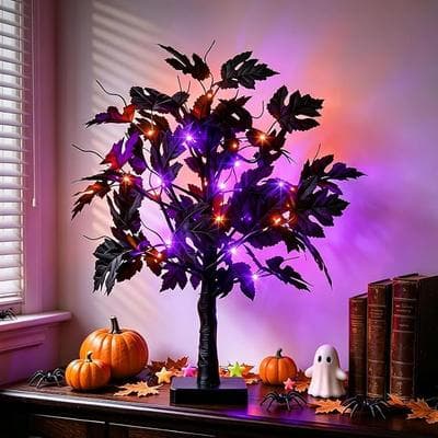 EAMBRITE Halloween Tree with Timer 1