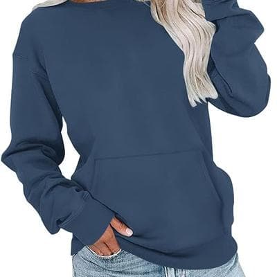 MISFAY Womens Crewneck Sweatshirt Long Sleeve Pullover 1